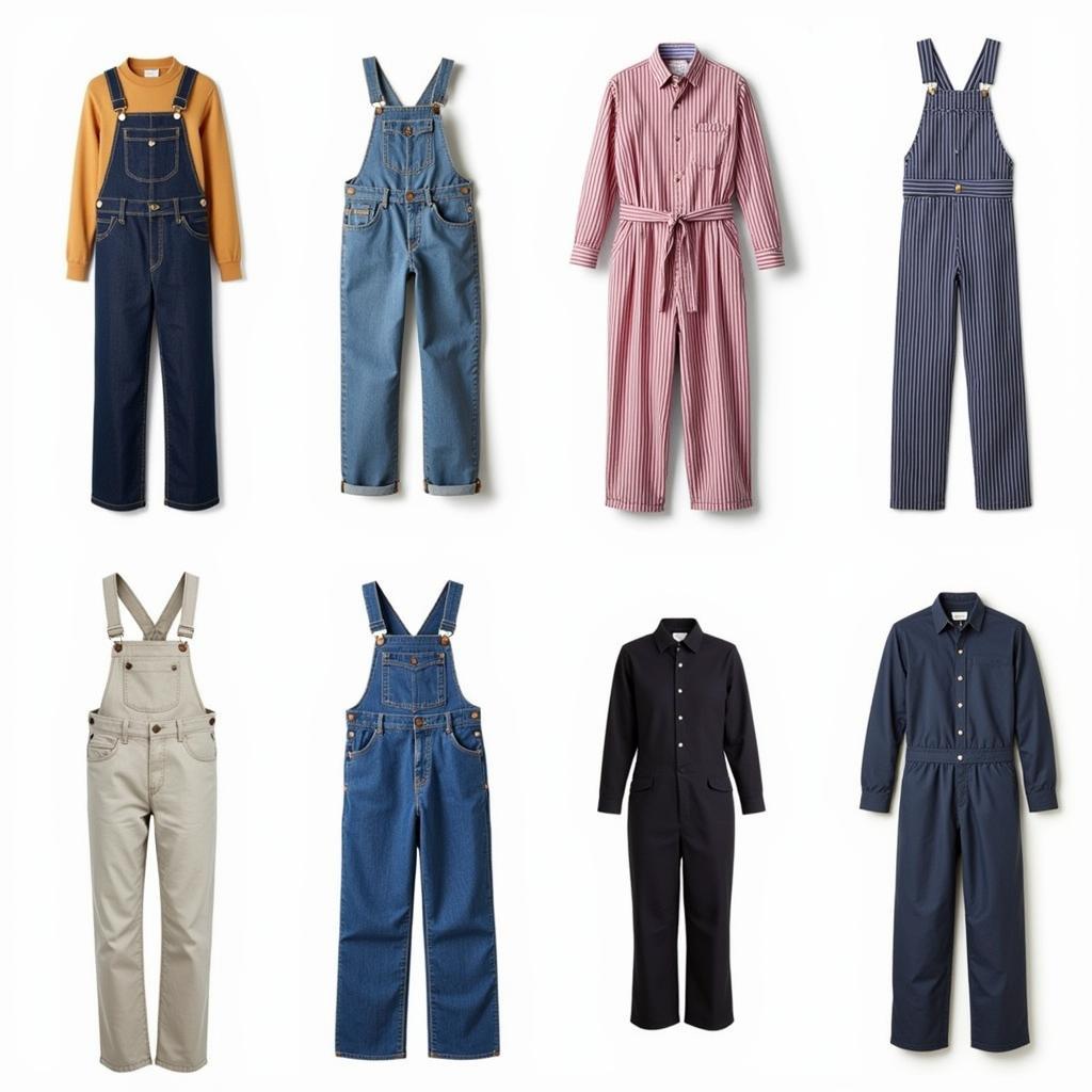 Different styles of Smith Overalls