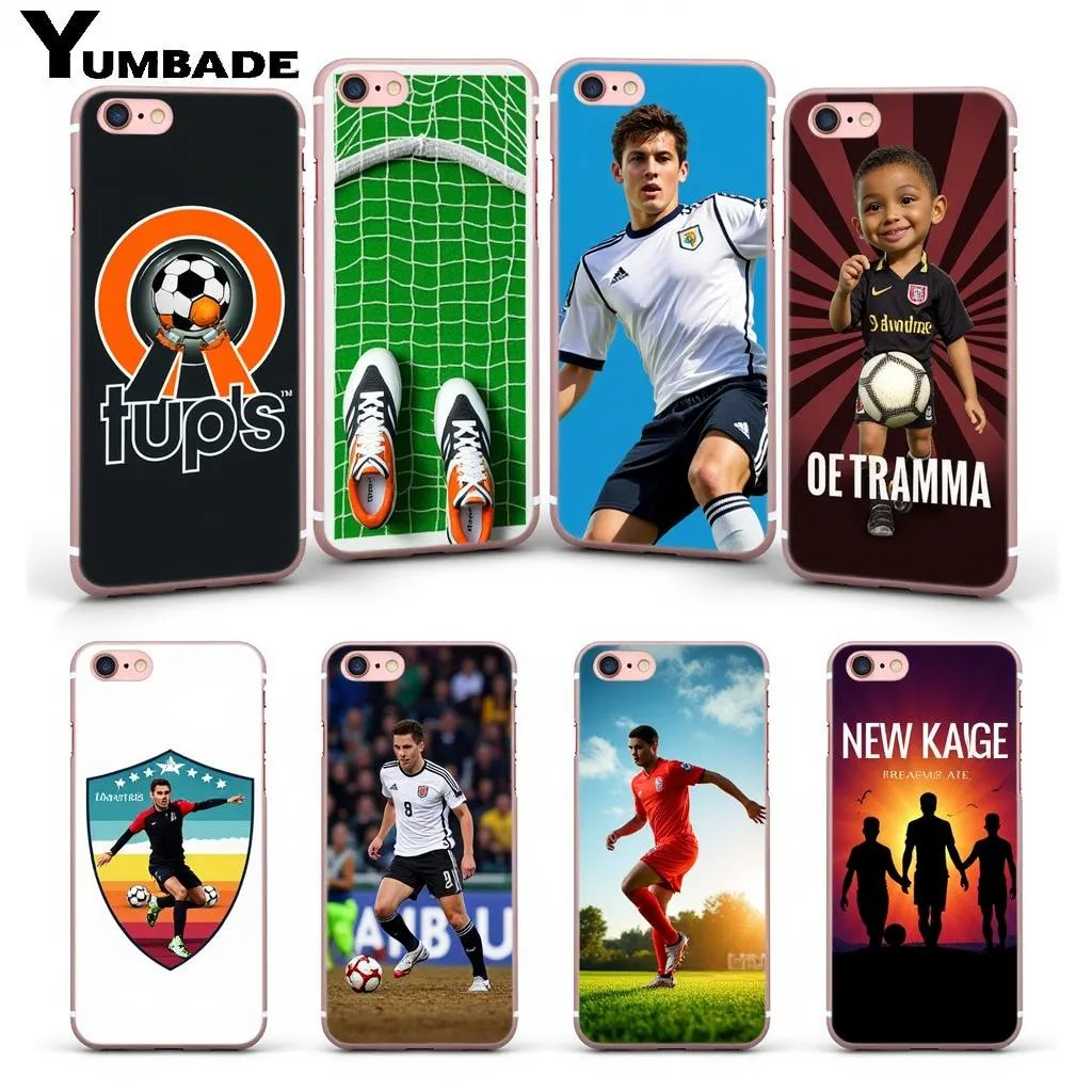 iPhone cases with soccer themes