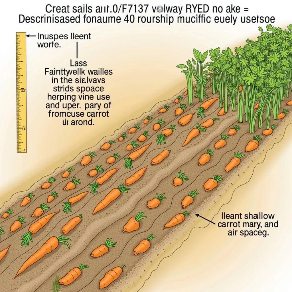 Planting Carrot Seeds with Precision and Care