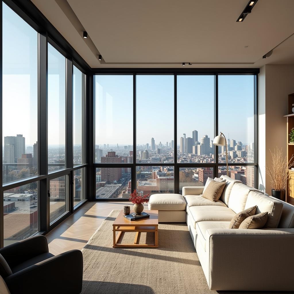 Spacious Second Story Apartment with City View