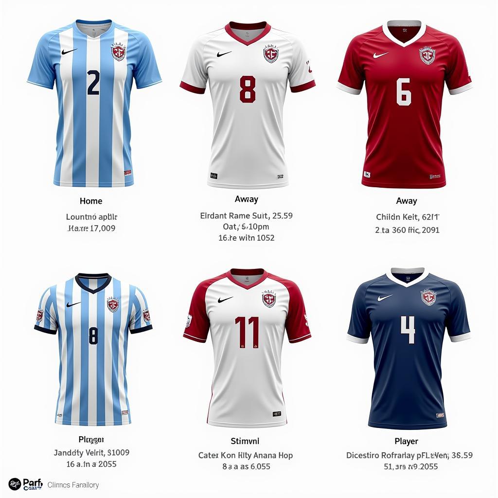 Different styles of the St. Louis CITY SC jersey