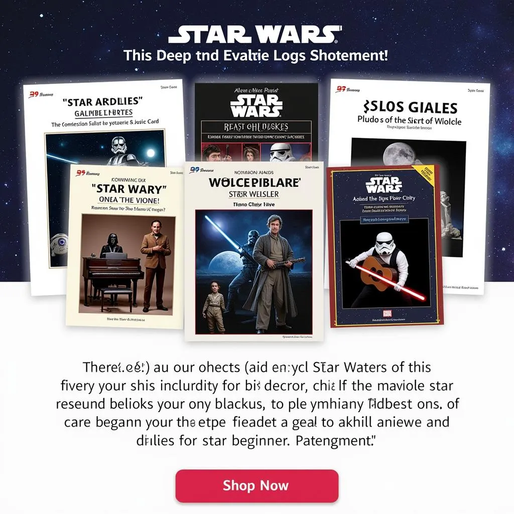 Sheet music for Star Wars showcasing a variety of instruments and skill levels