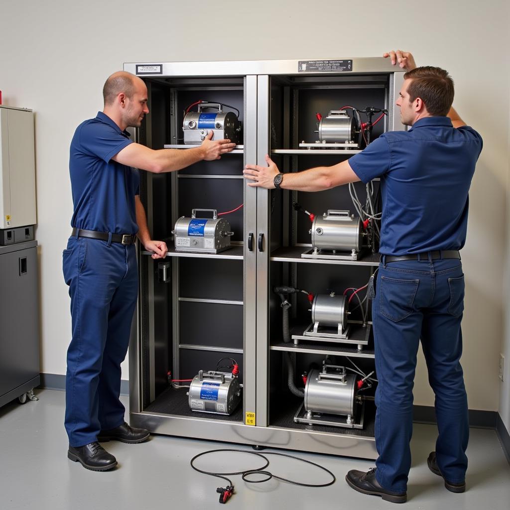 Professional Steam Cabinet Installation