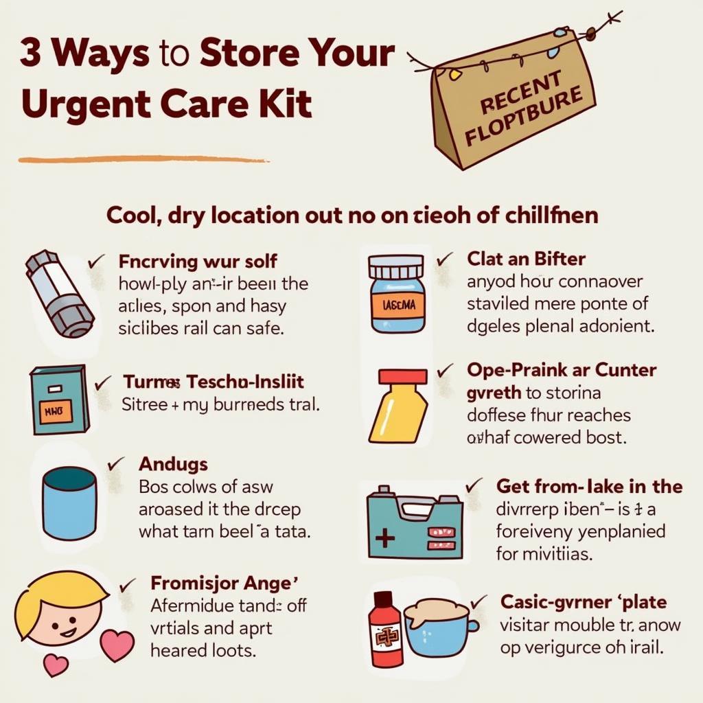  Proper Storage for Your Urgent Care Kit