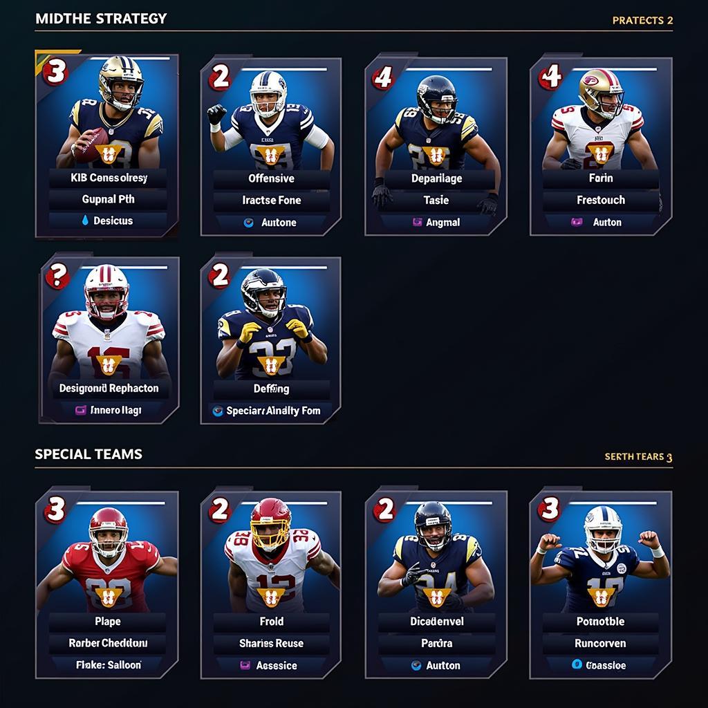 Madden 22 Strategy Card Types