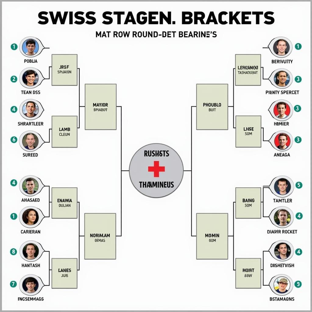 Example of a Swiss Stage Bracket