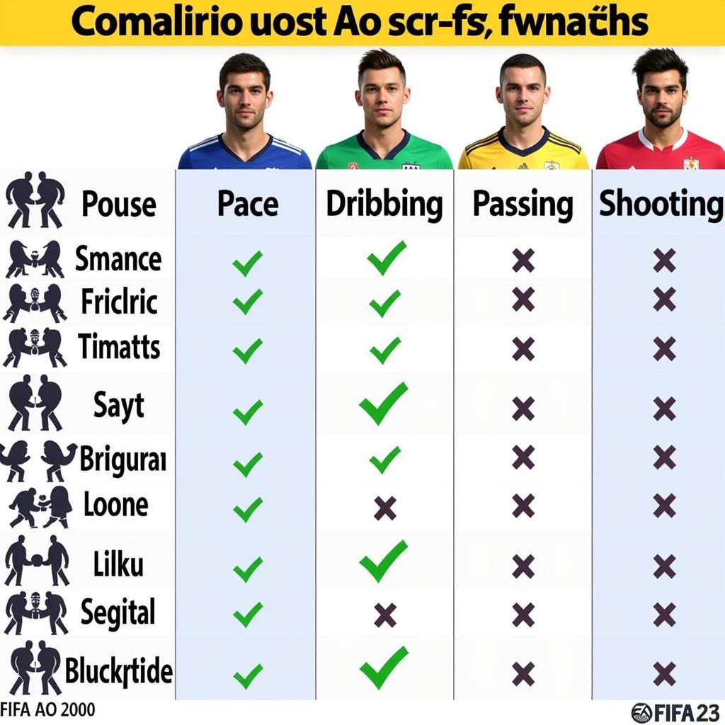 Team Ao Player Comparison FIFA 23