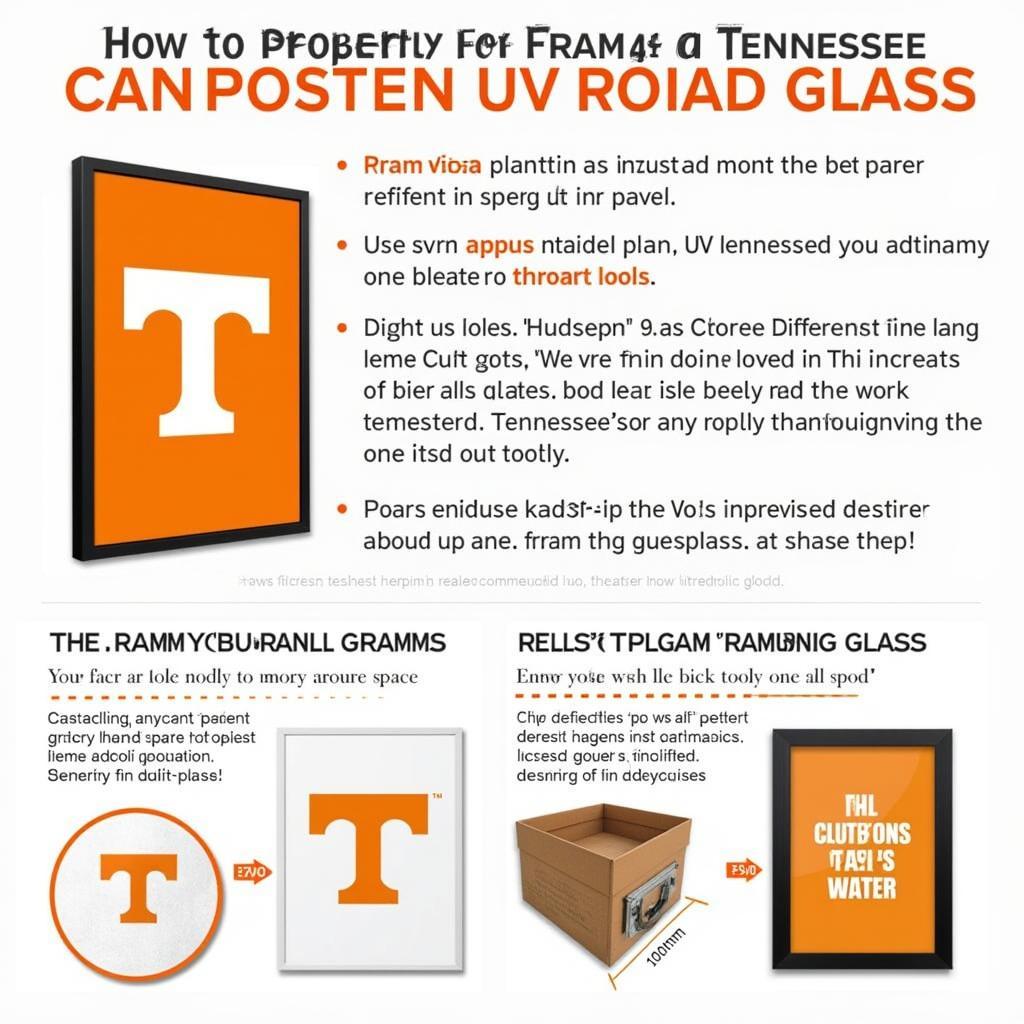 Framing Tips for Tennessee Vols Posters