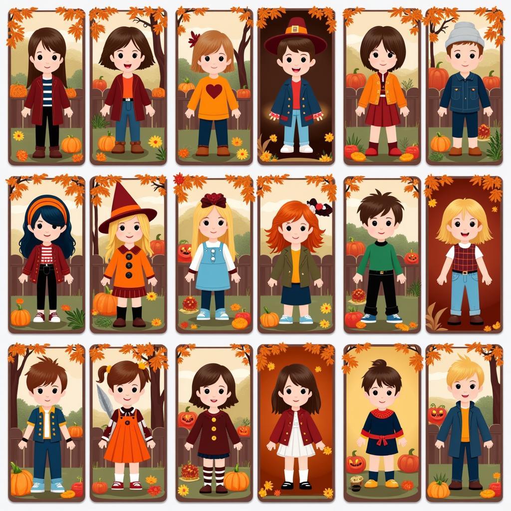 Themed Fall Dress-Up Games