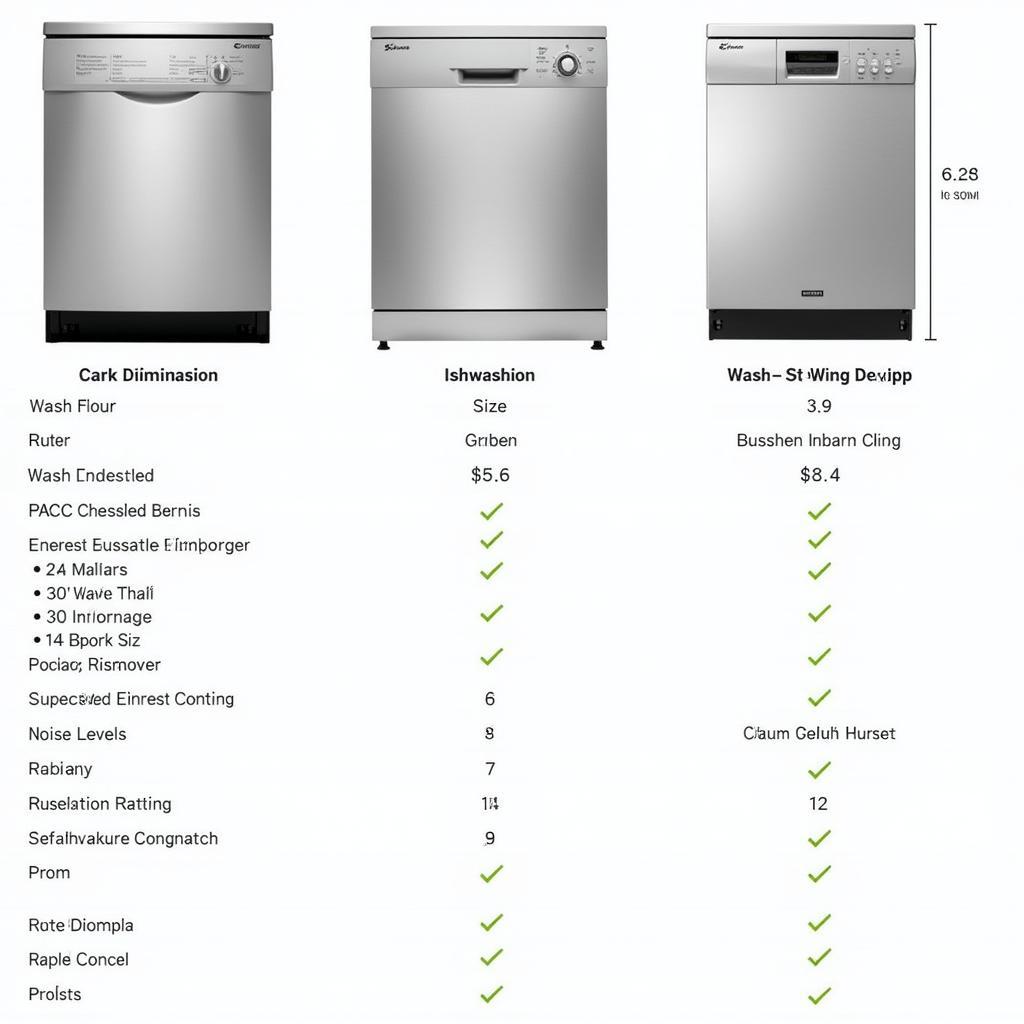 Comparison of Top Under Sink Dishwasher Models