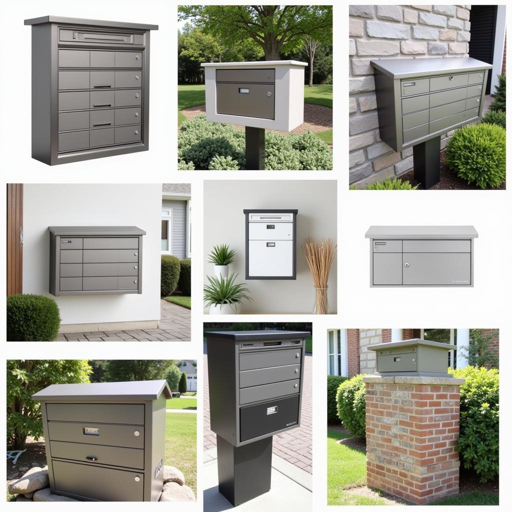 Various Styles of Townhouse Mailboxes for Different Community Aesthetics