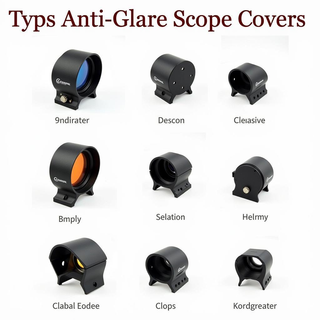 Various Anti Glare Scope Covers