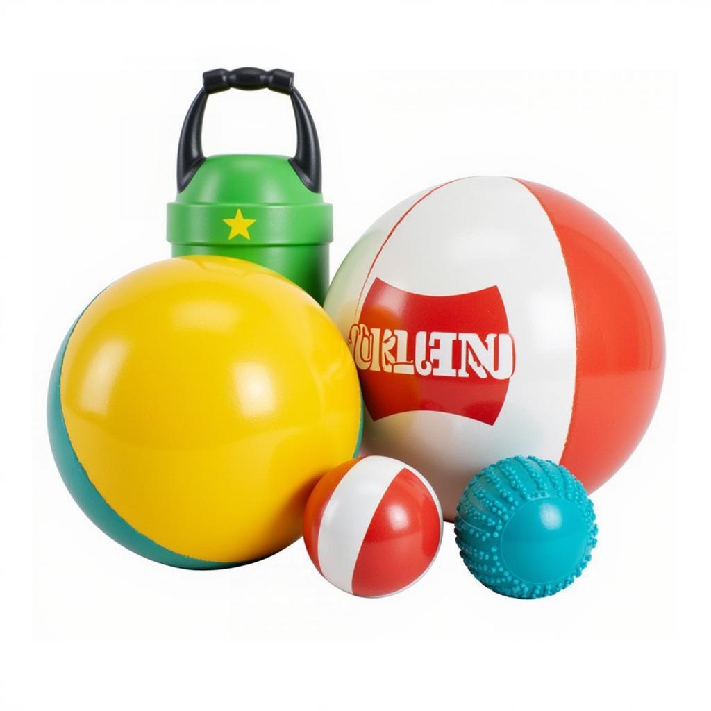 Different types of horse ball toys