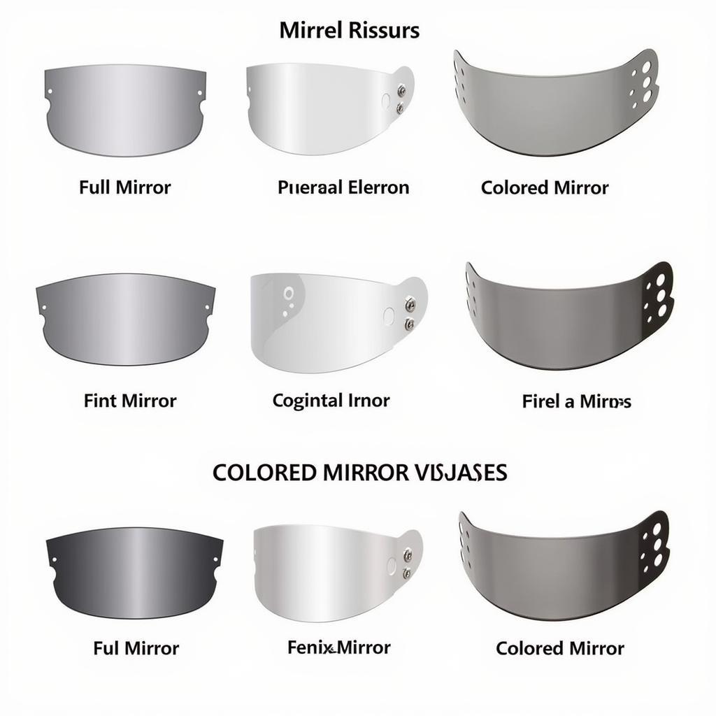 Different Types of Mirrored Hockey Visors for Hockey Players