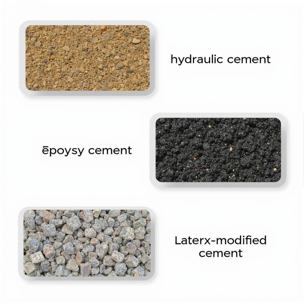 Different Types of Patching Cement