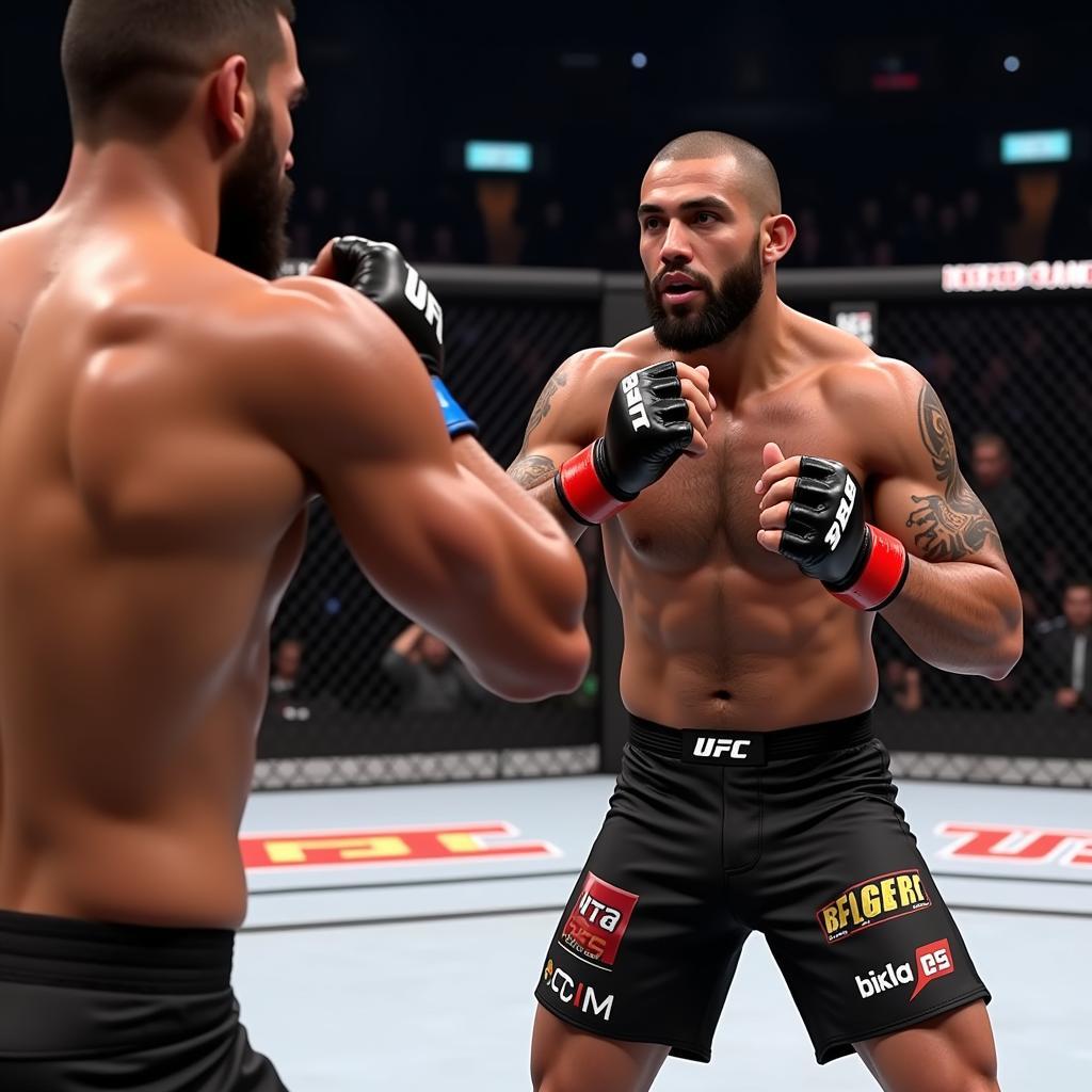 Intense UFC 5 gameplay screenshot