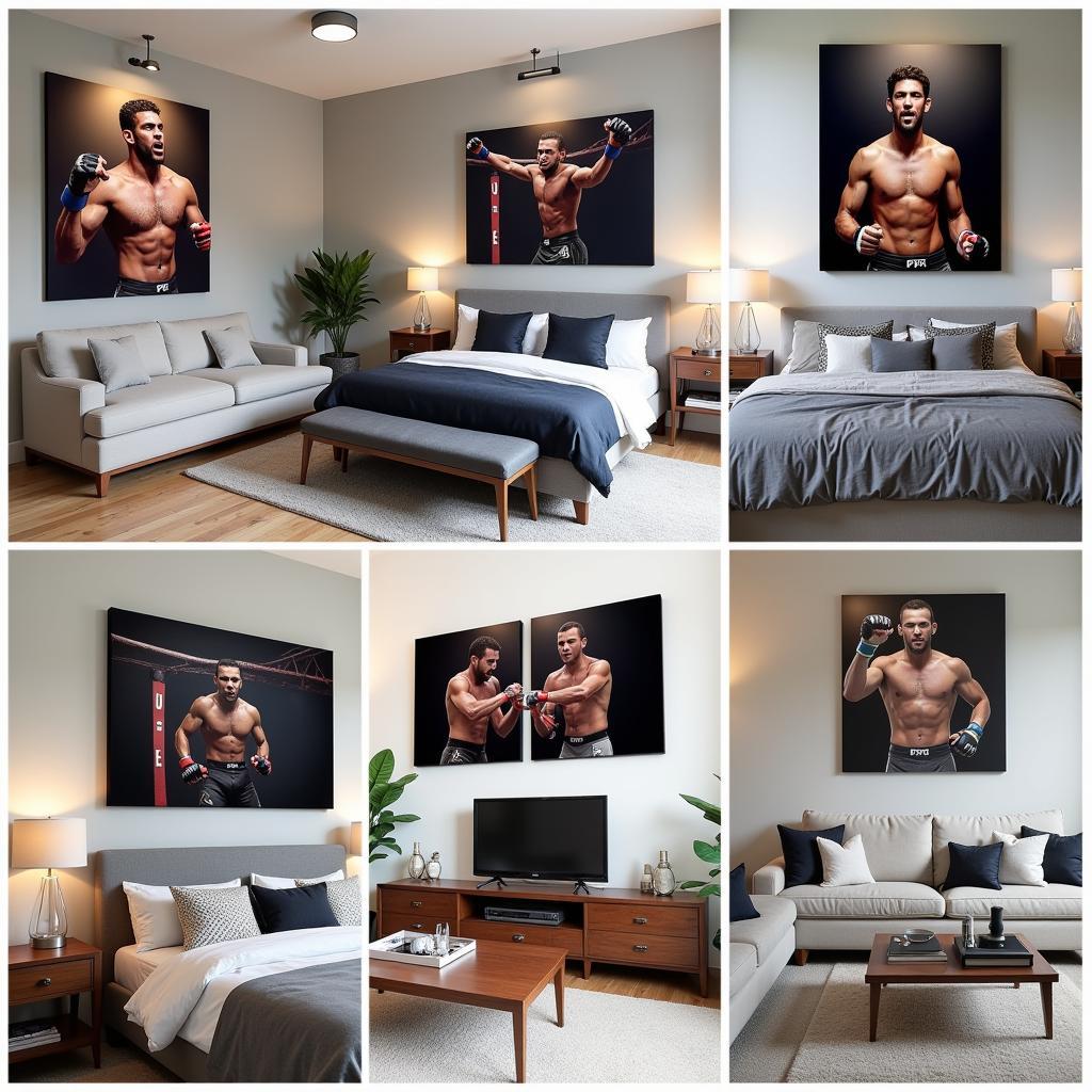 UFC Canvas Prints: Capturing the Thrill of the Octagon