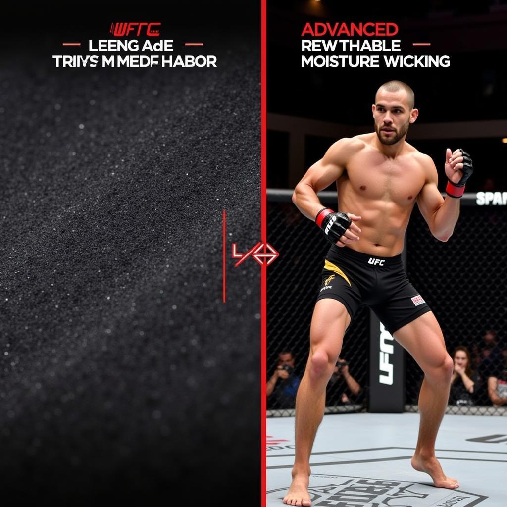 UFC Shorts Fabric Technology