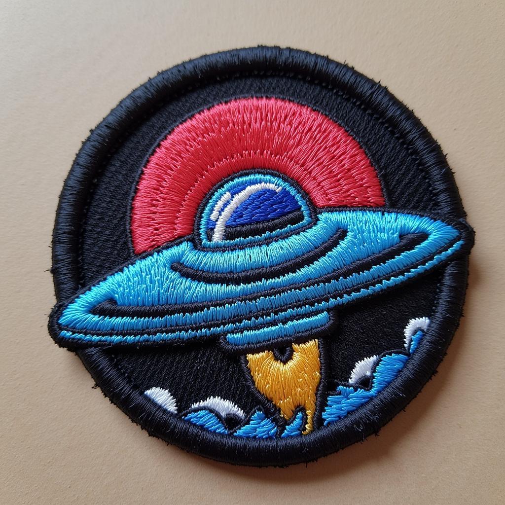 Close-up of the UFO Patch