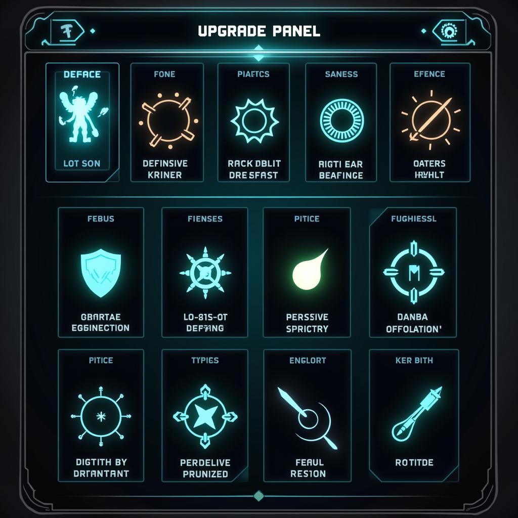 Interactive Upgrade Panel