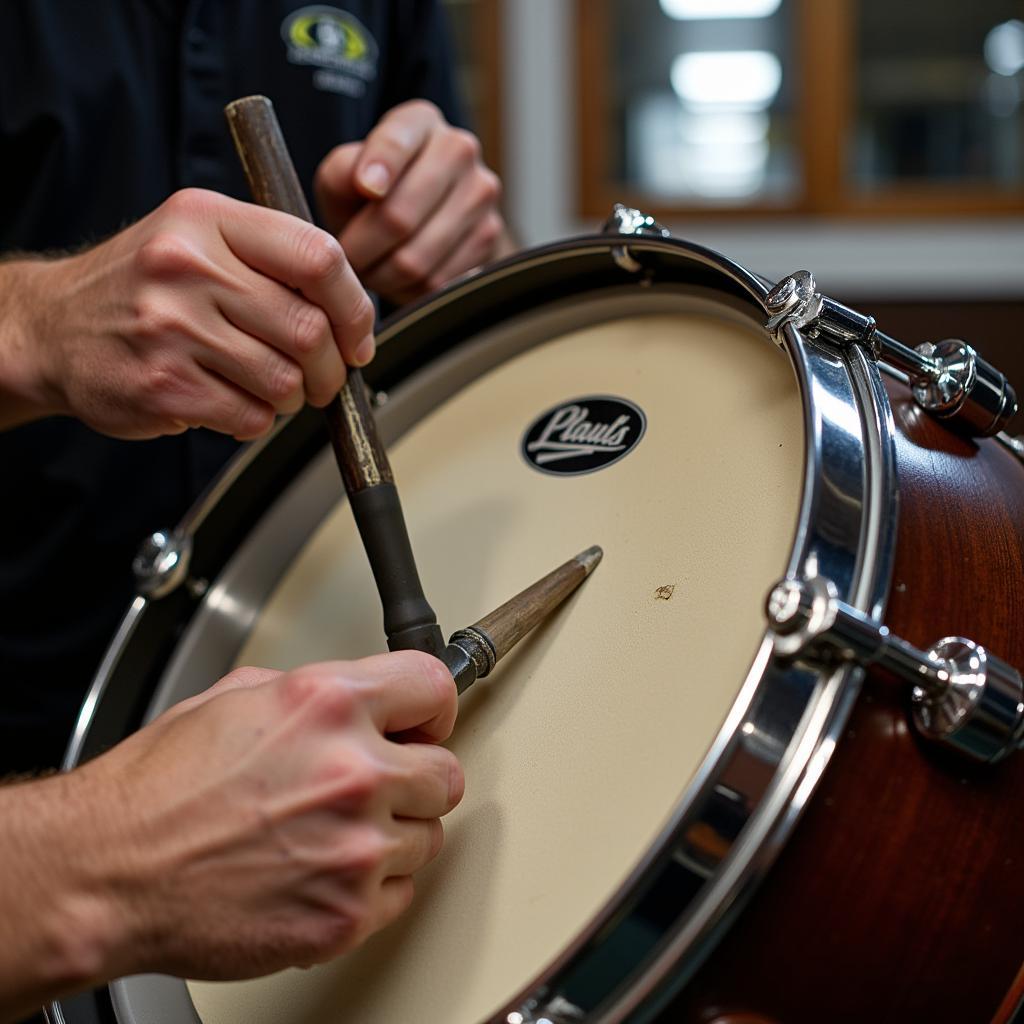 Repairing Used Marching Percussion