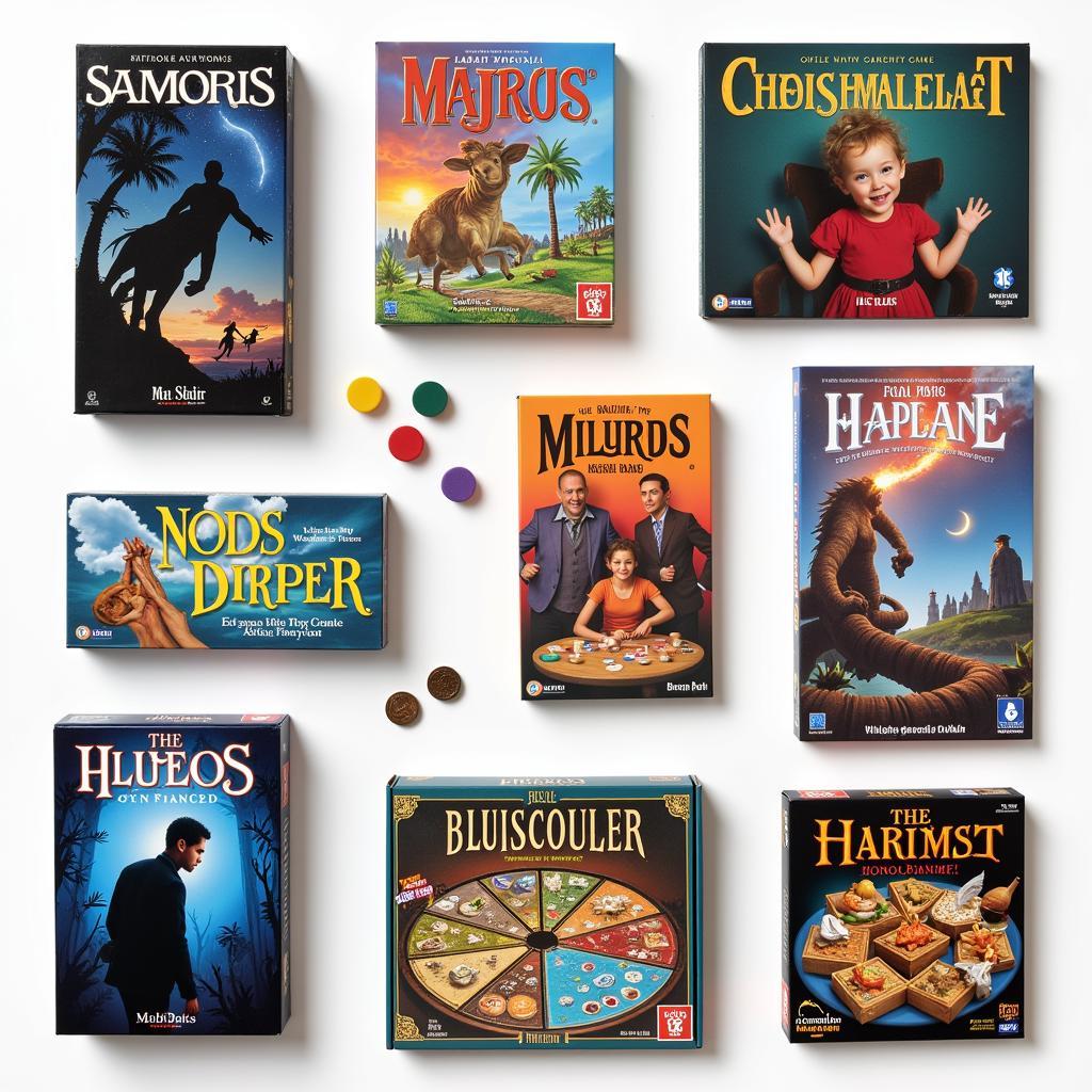 Variety of Moods Board Games