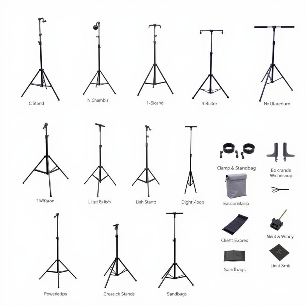 Various Photography Prop Stands