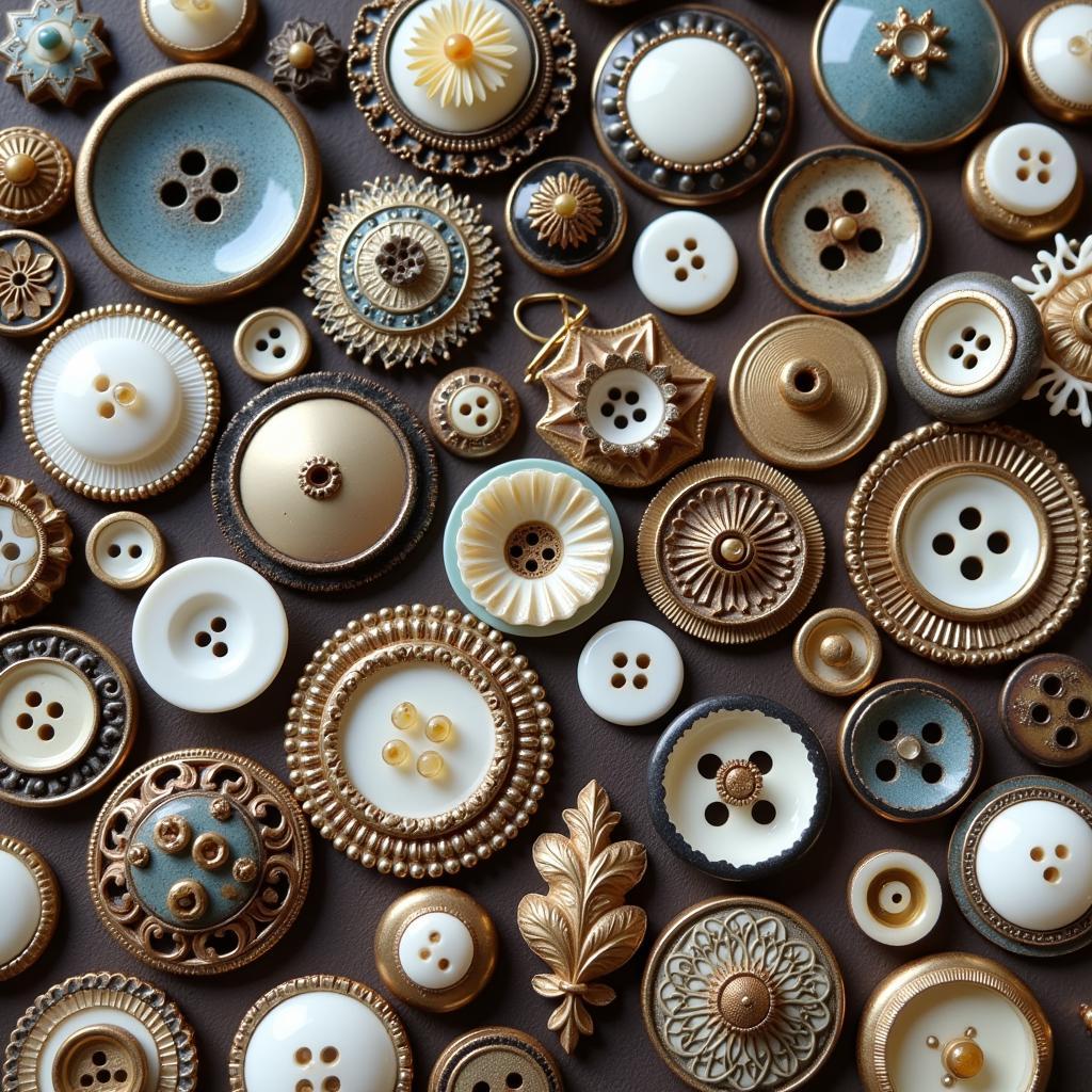 Collection of Vintage Buttons