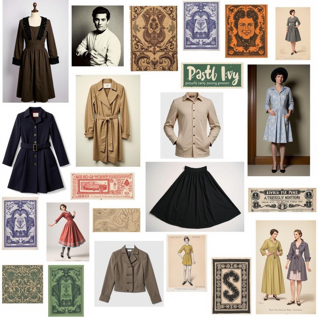 Vintage Fashion Inspiration Board