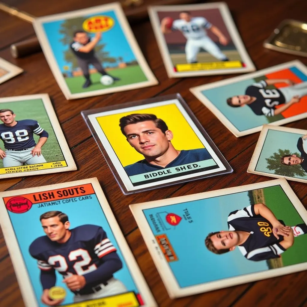 Collection of Vintage Football Cards