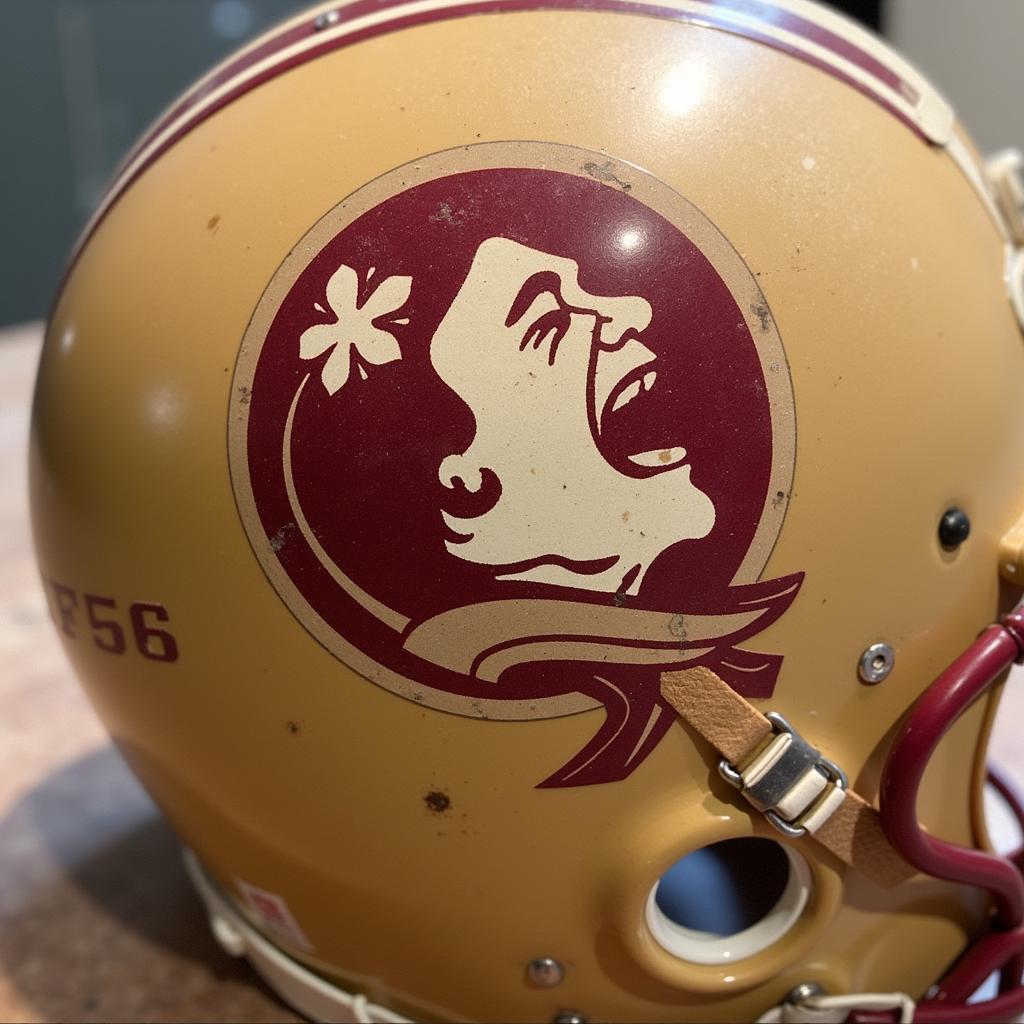 Vintage FSU Helmet with Simple Decal