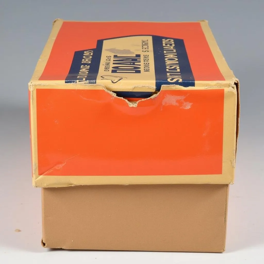 A vintage Lionel Base 3 box in pristine condition