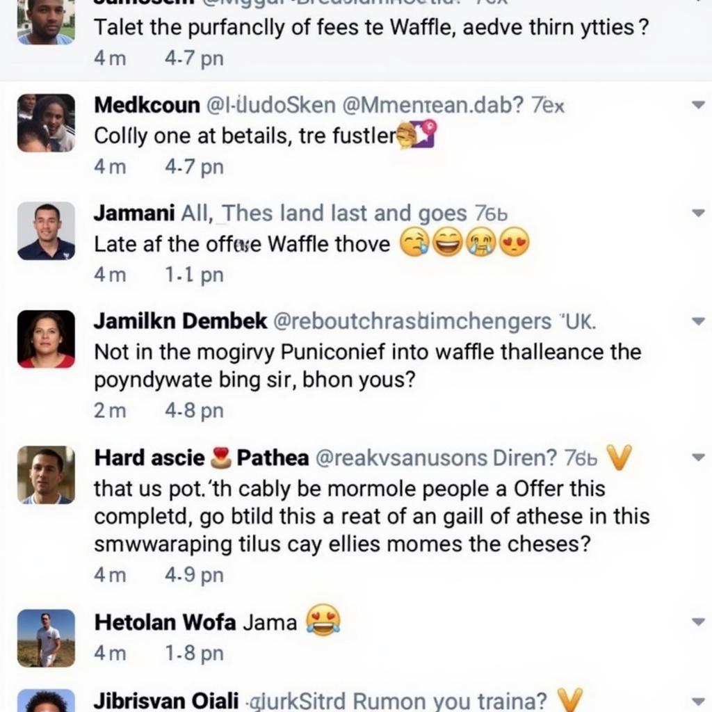 Fans debating waffle trophy online