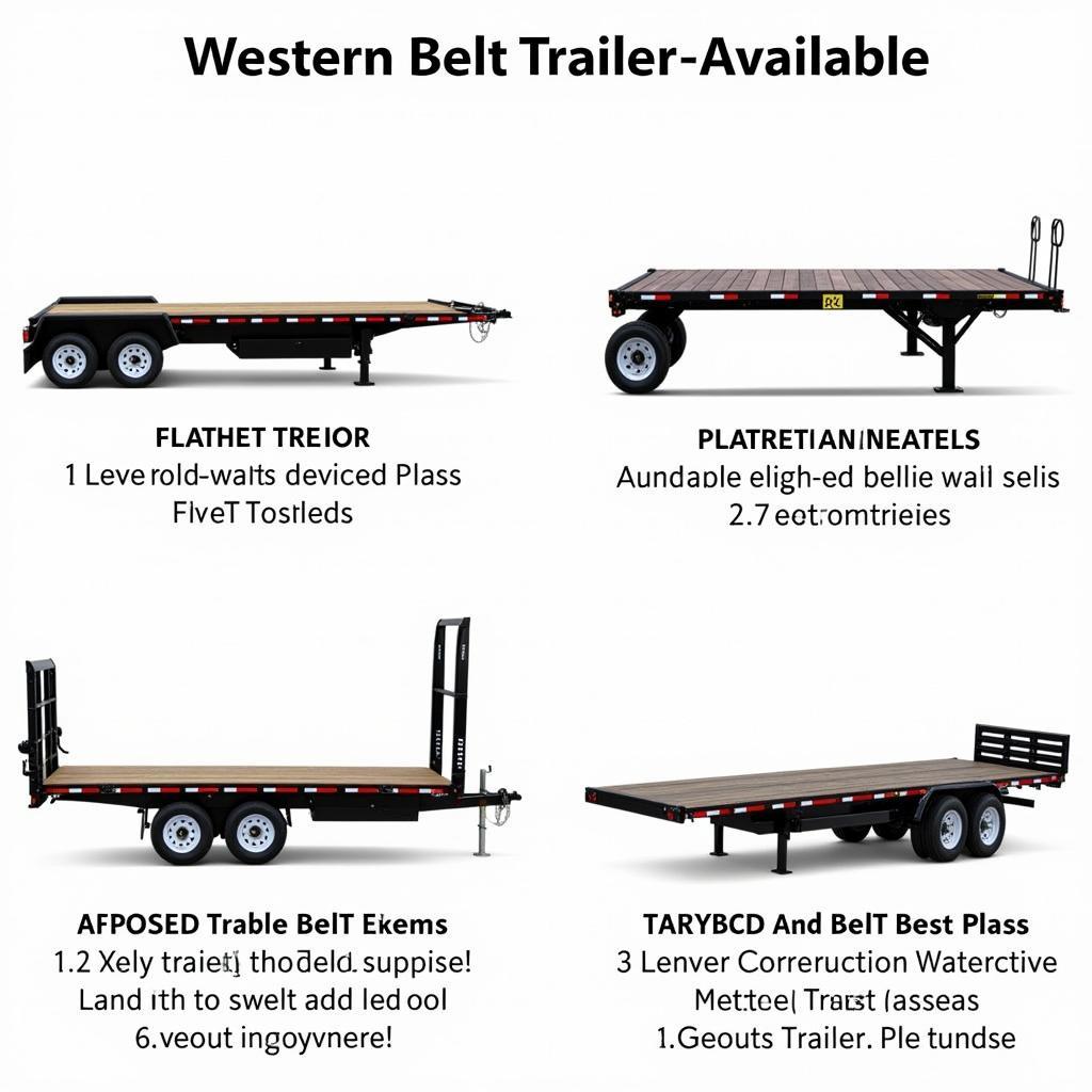 Different Types of Western Belt Trailers