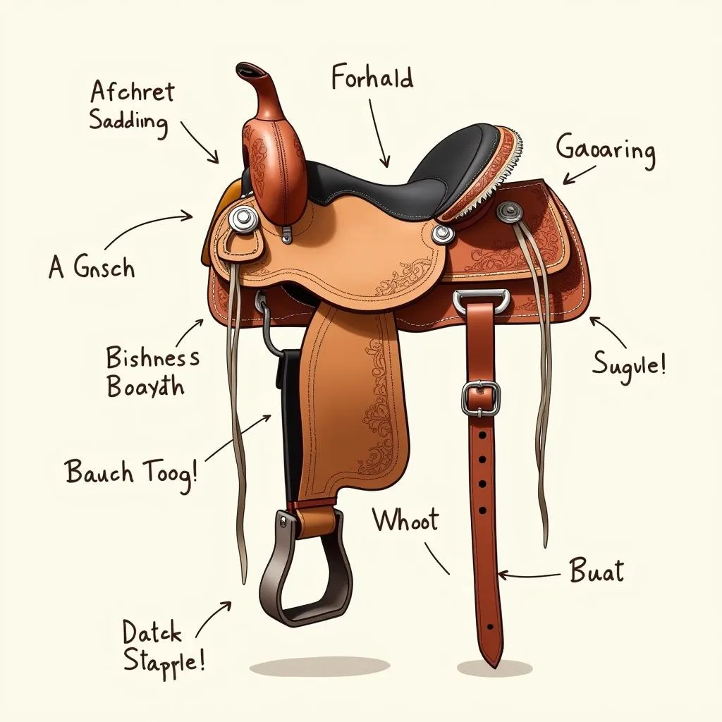 Western Saddle Anatomy