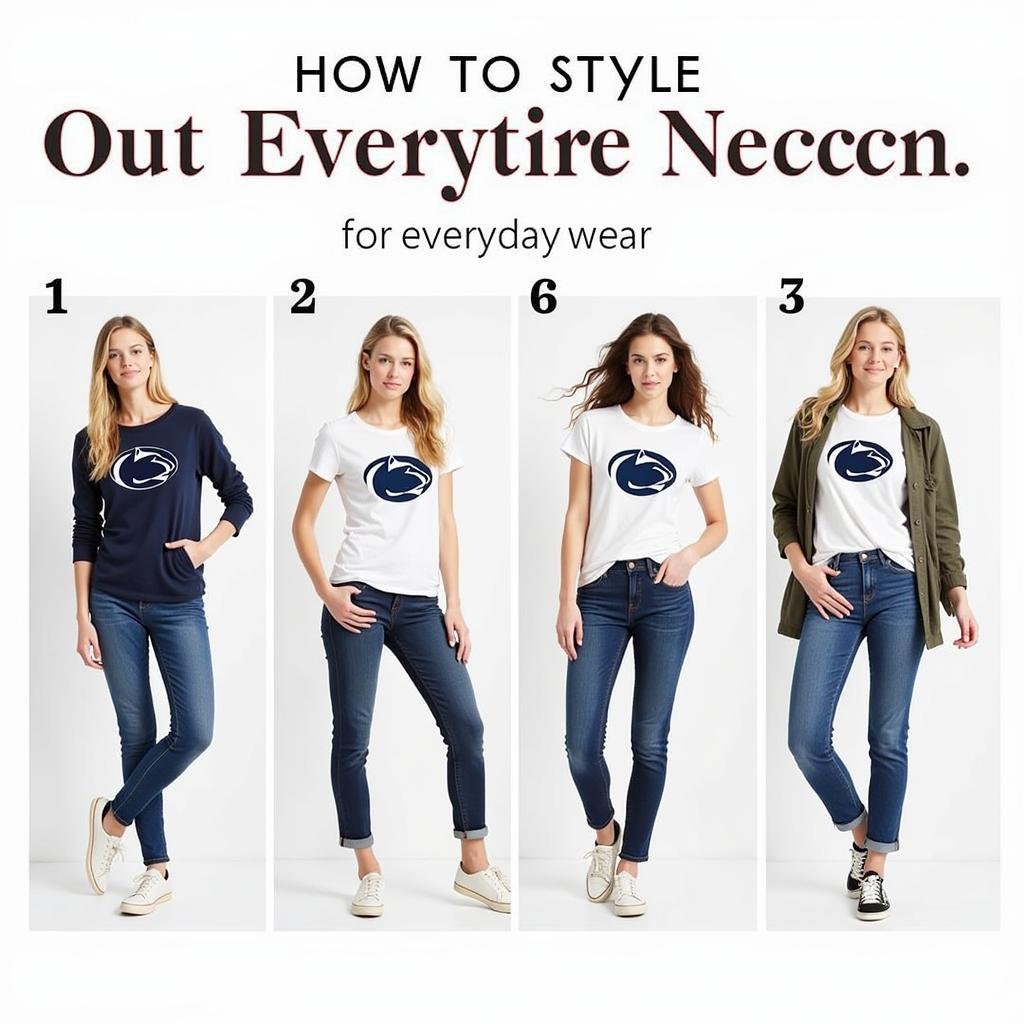 White Out Penn State Shirt: Casual Wear Inspiration