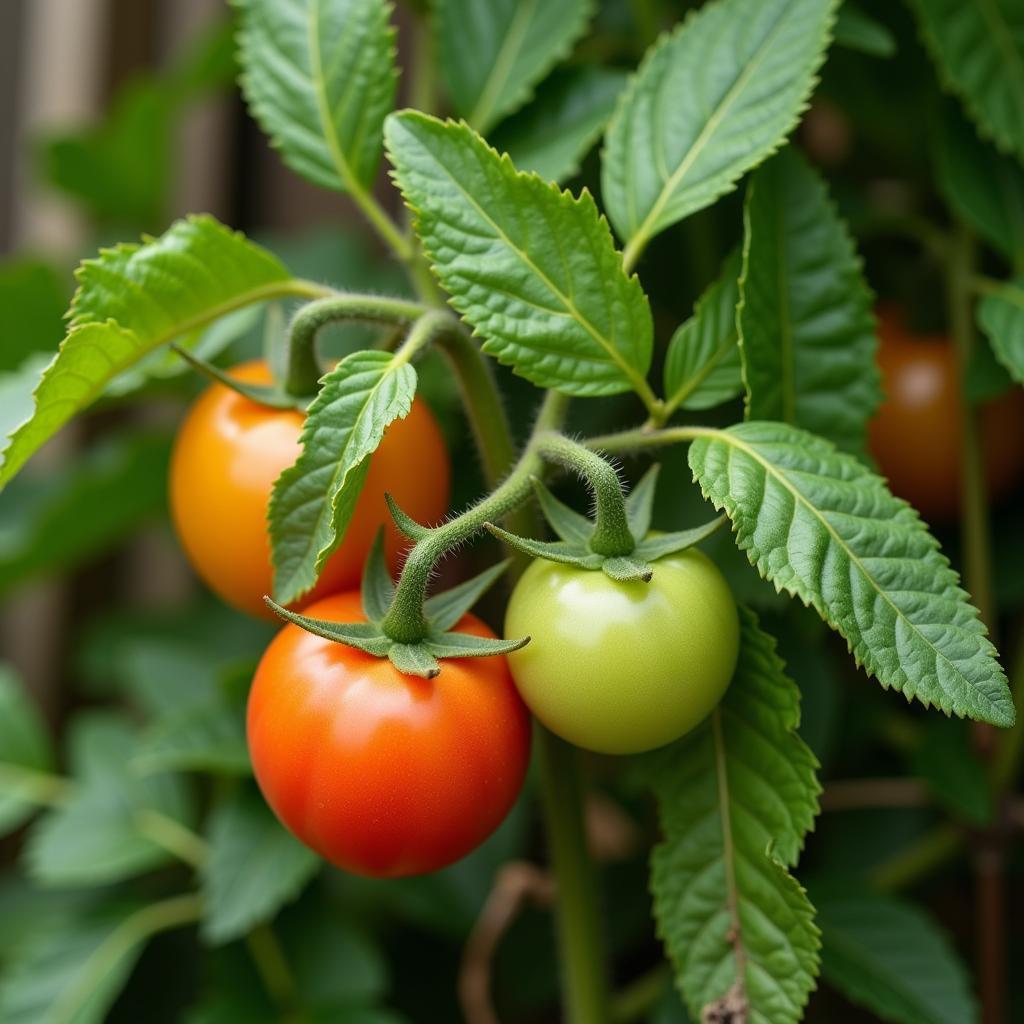 A wilting plant showing signs of potential over-fertilization