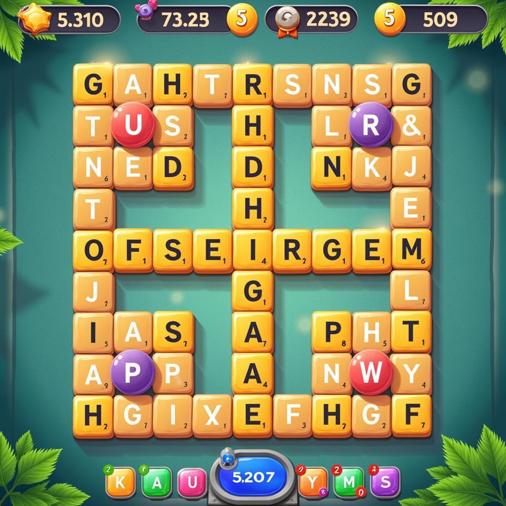 Wordscapes Level 5370 Gameplay Screenshot