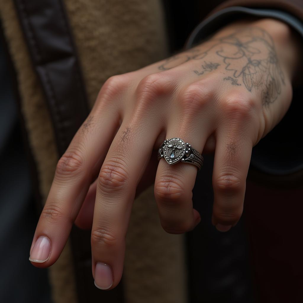 Close-up of Yamal's Advisor's Ring