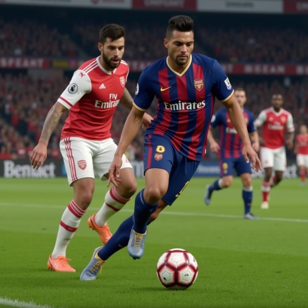 Yamal in Action for Arsenal: A Glimpse into FIFA 24 Gameplay