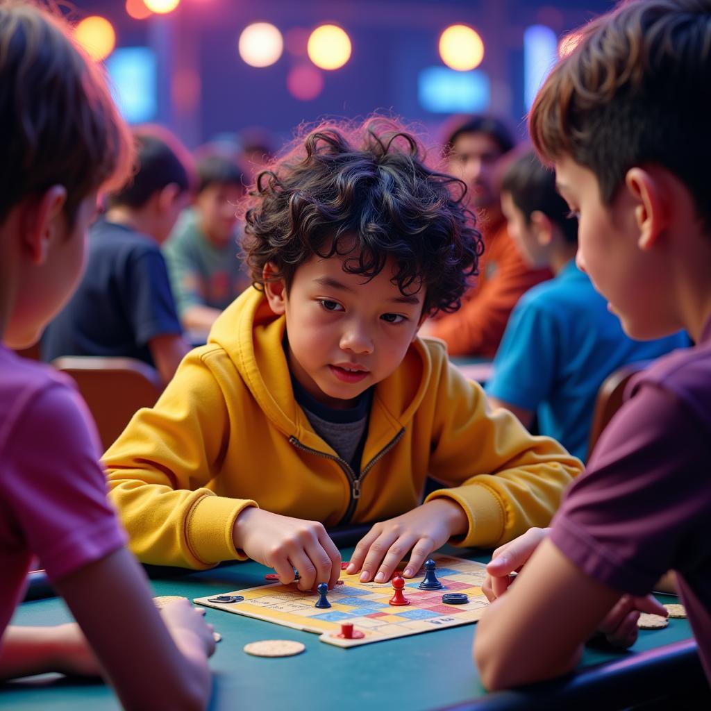 Yamal at a board game tournament