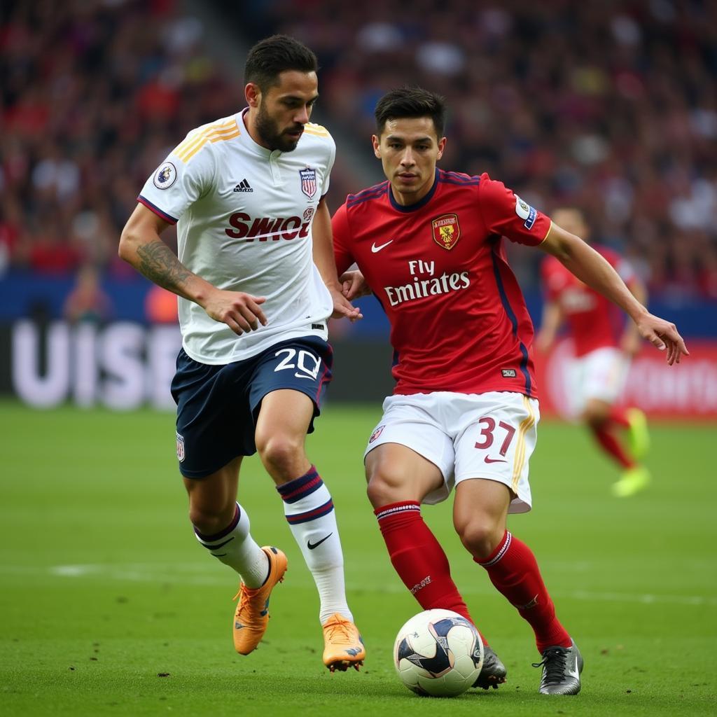 Yamal showcasing his impressive dribbling skills during a match