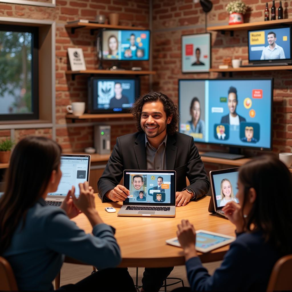 Lamine Yamal interacting with fans in a virtual meet-and-greet powered by zenocoins.