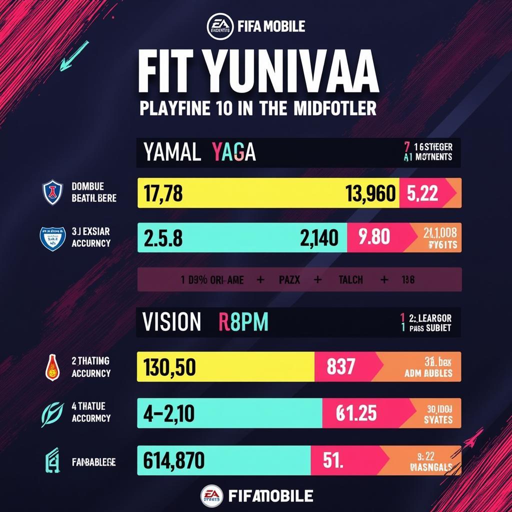 Yamal's FIFA Mobile Player Comparison Stats