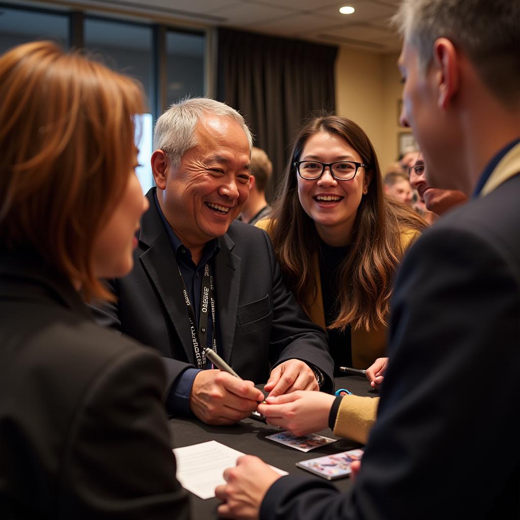 Yamal interacting with fans at Foundercon