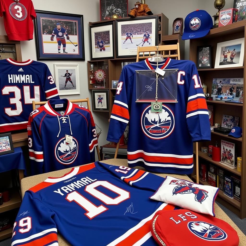 Yamal Memorabilia Display