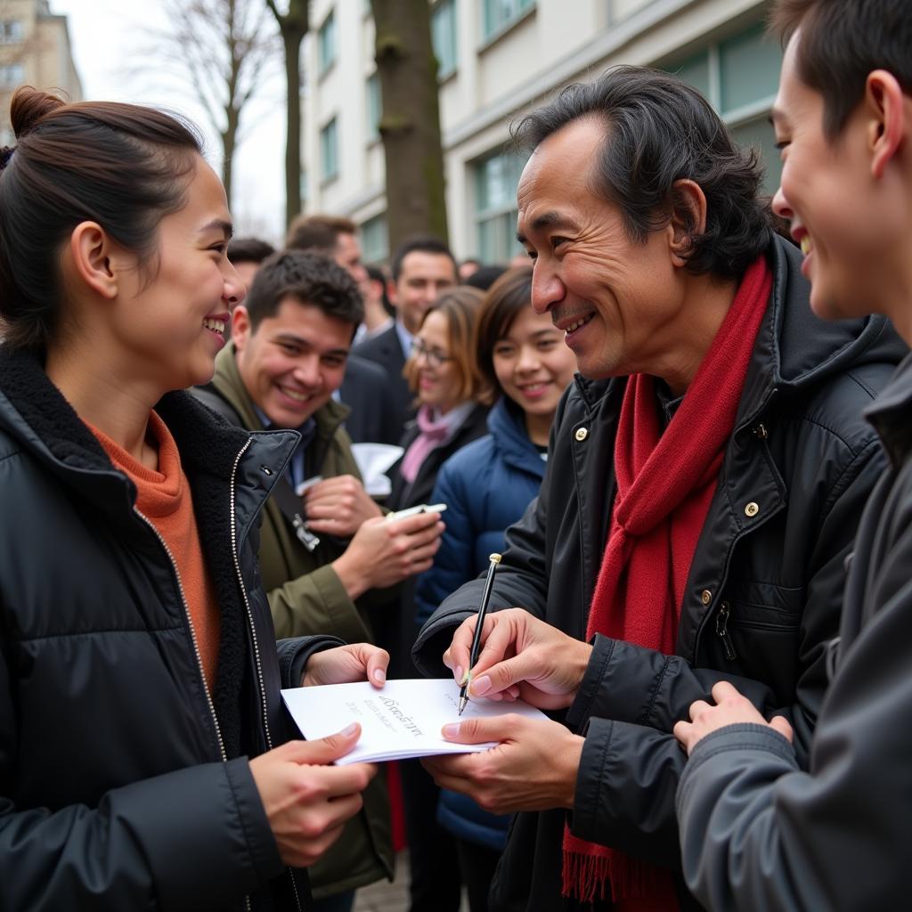 Yamal Signing Autographs for Fans