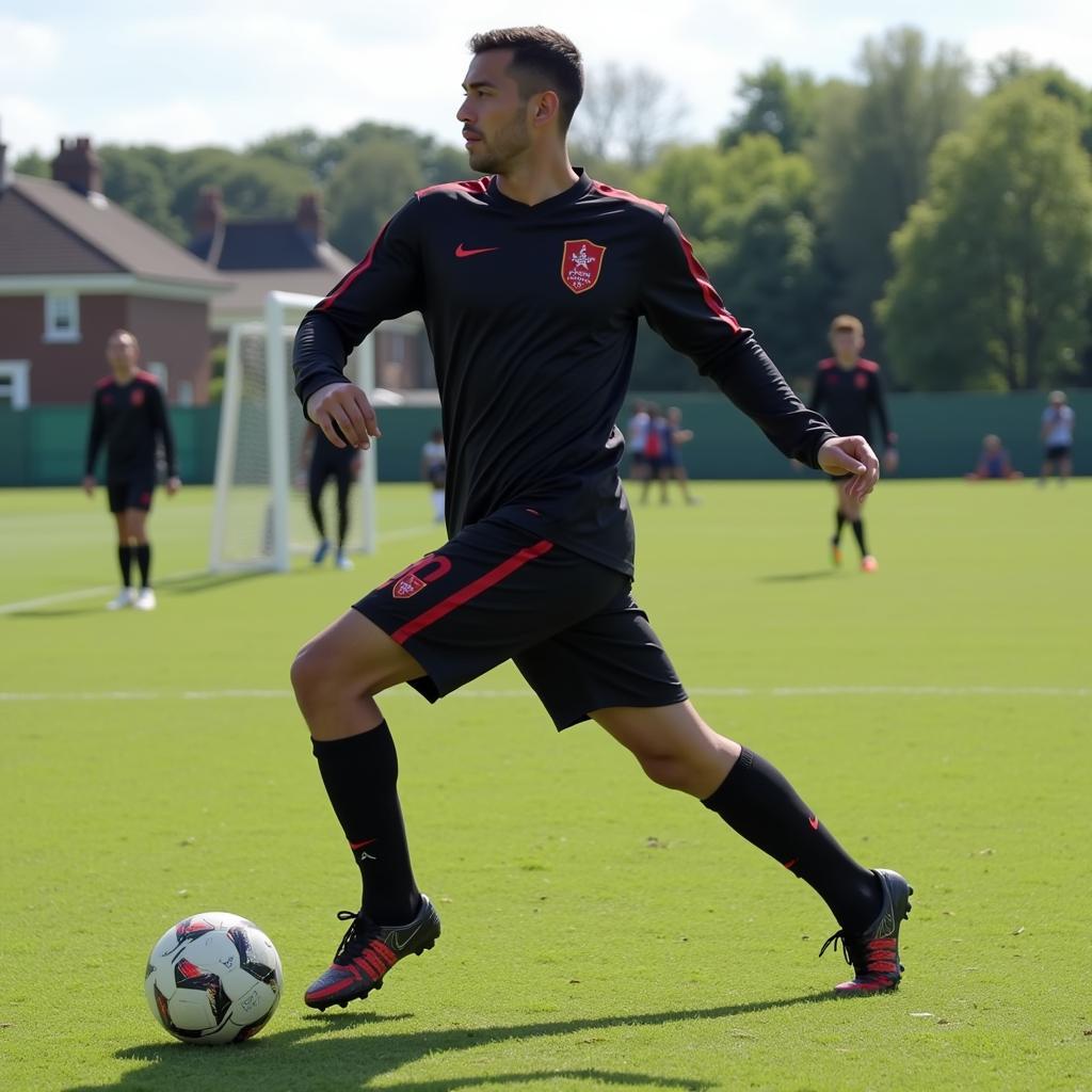 Yamal practicing agility drills to enhance his on-field performance