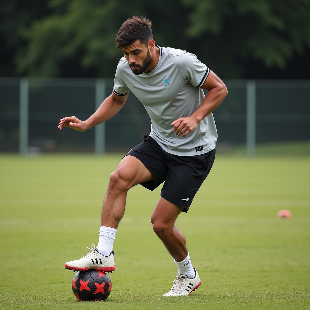 Yamal on the training ground