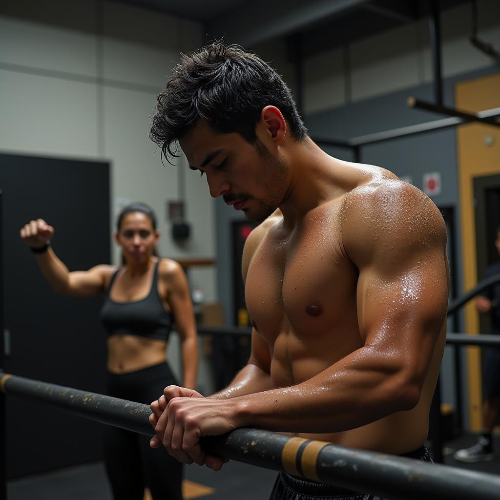 Yamal putting in the work during a training session